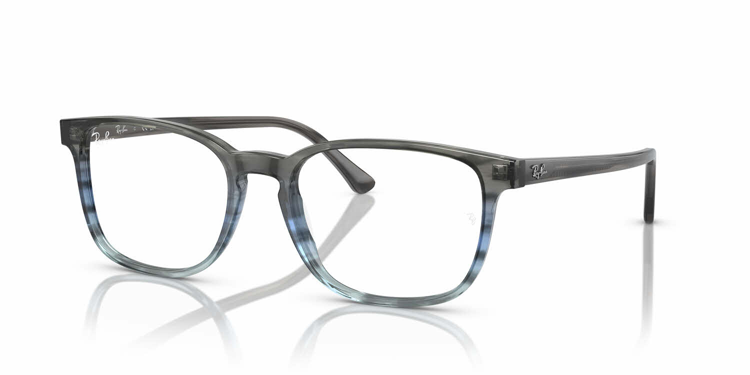  clear lens/striped grey blue