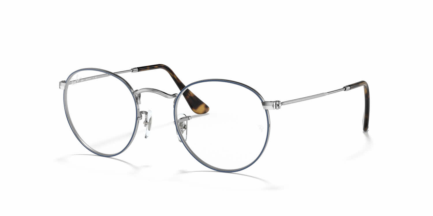  clear lens/silver on top blue