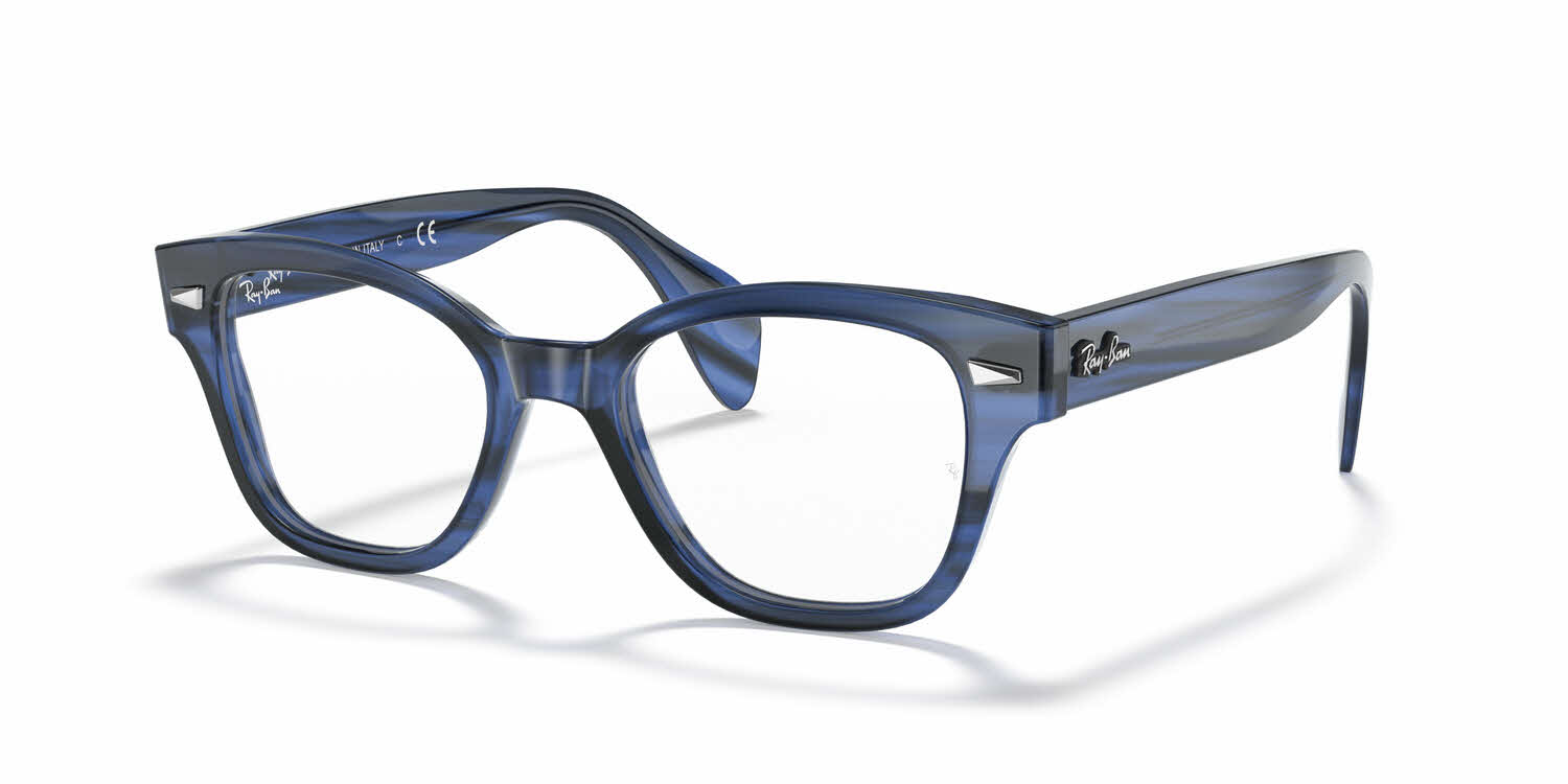  clear lens/striped blue