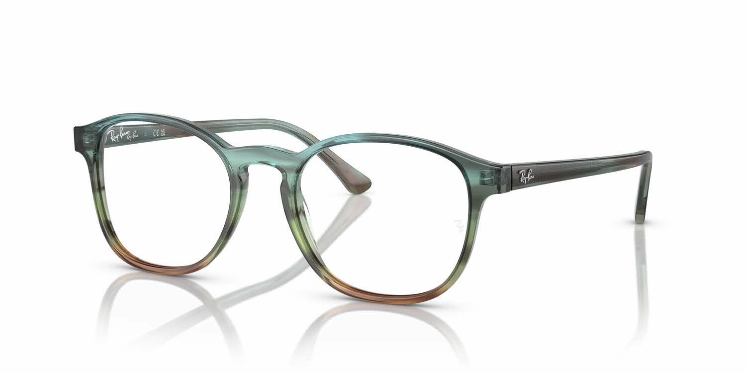  clear lens/striped blue green