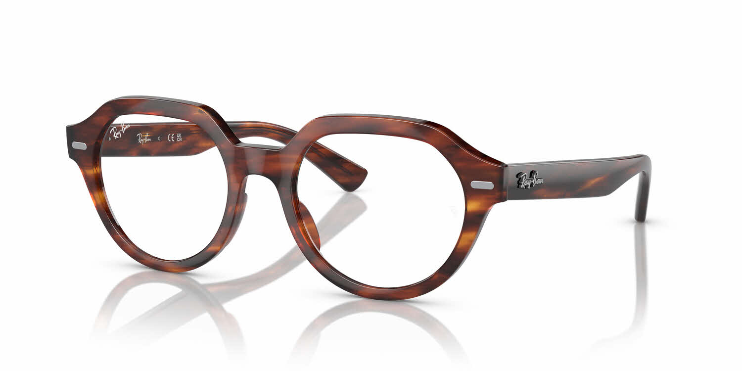  clear lens/striped havana