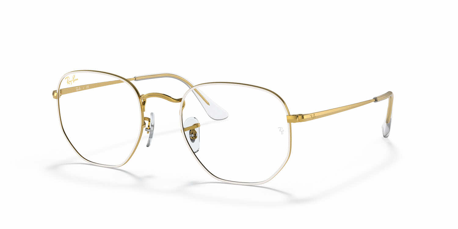  clear lens/white on legend gold