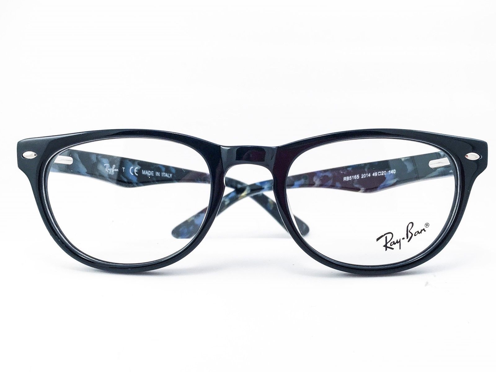  clear/black with blue tortoise