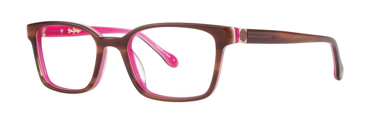  clear/havana fuschia