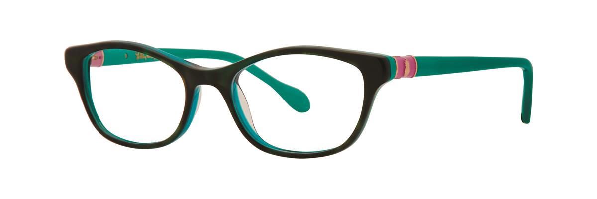  clear/aqua green tortoise