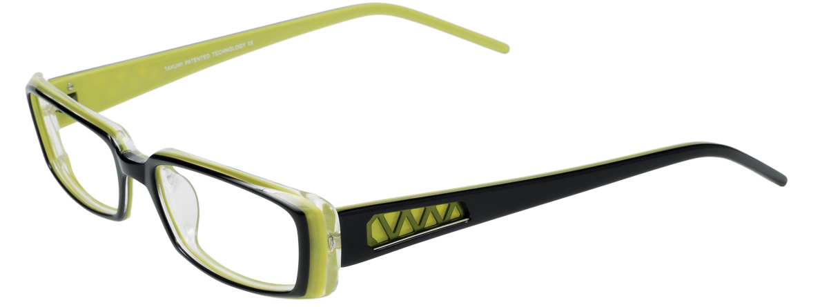  clear/black/limegreen