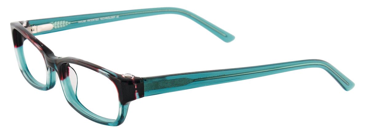  clear/darkredtortoiseandturquoise