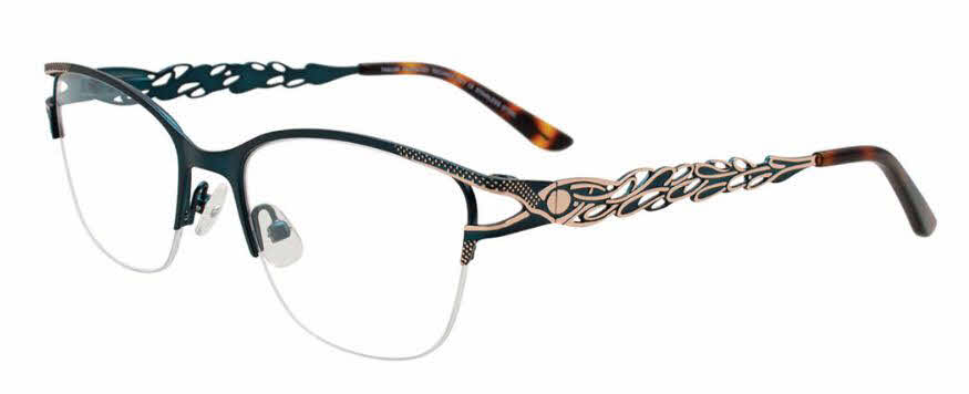  clear lens/teal gold
