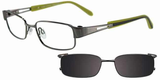  clear lens/shiny and matte dark grey with grey clip