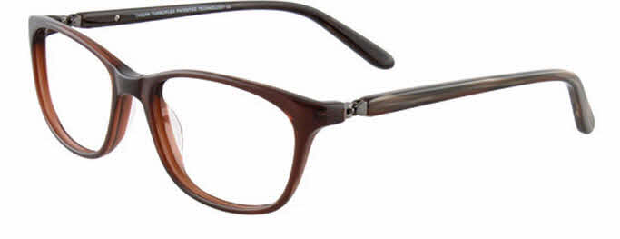  clear lens/crystal dark brown