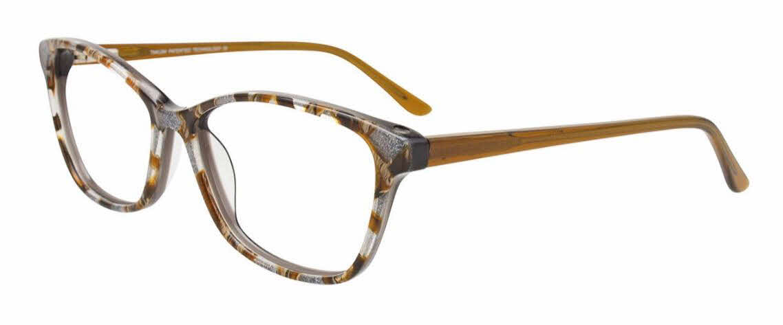 clear lens/brown silver marbled