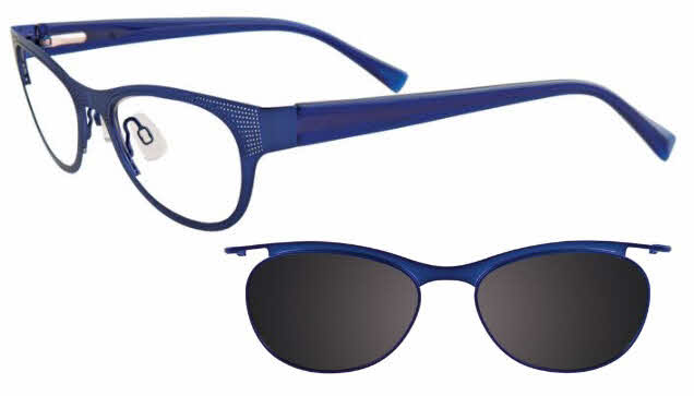  clear lens/matte navy with clip