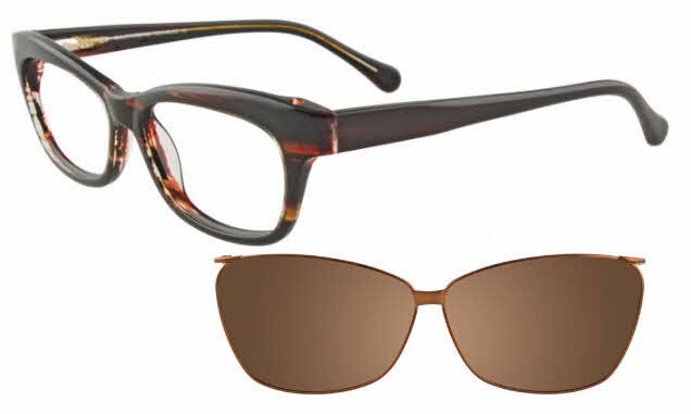  brown clip/marbled brown w