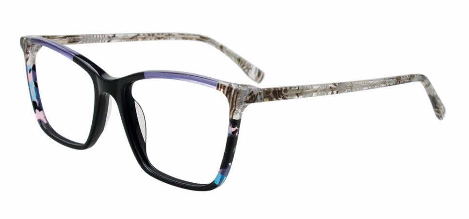  clear lens/black lilac