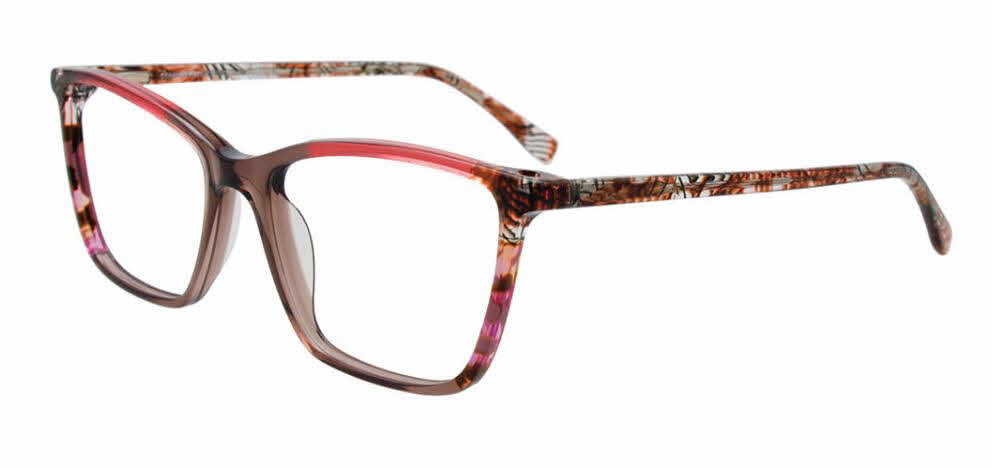  clear lens/marsala pink