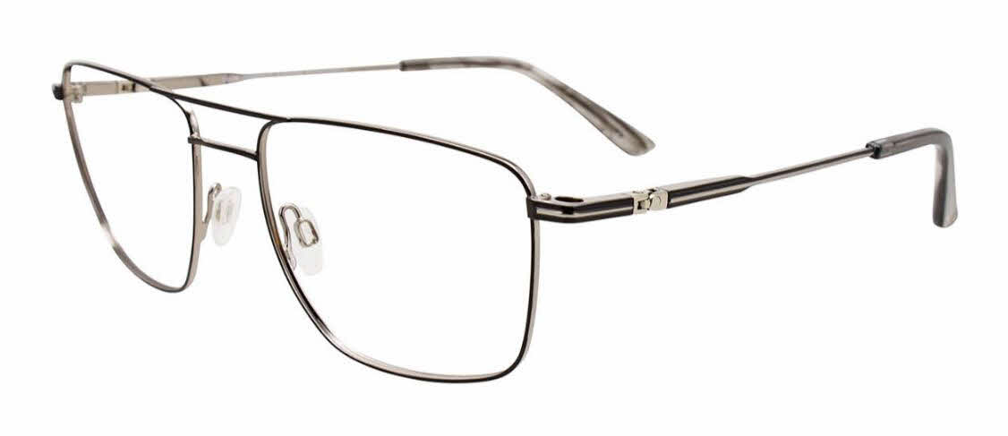  clear lens/matte black shiny silver