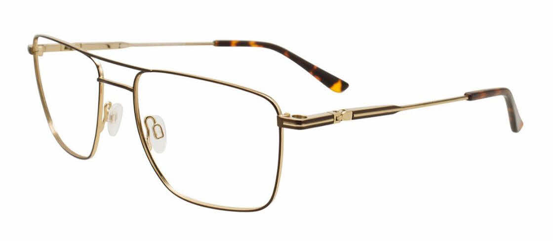  clear lens/matte dark brown shiny gold