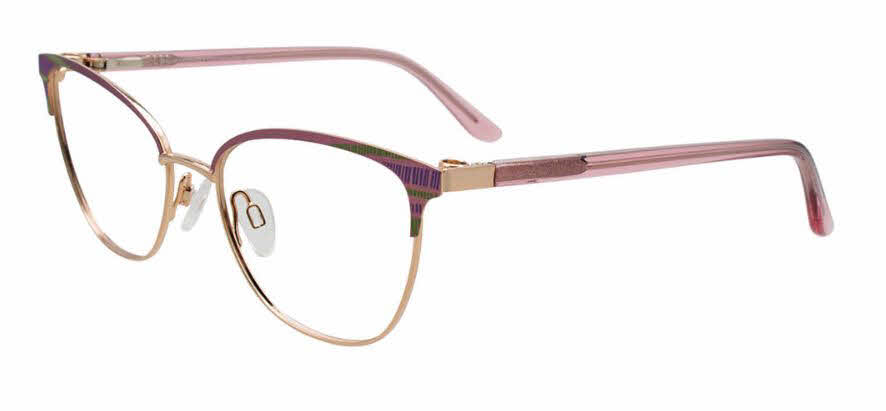  clear lens/pink pink gold with pattern