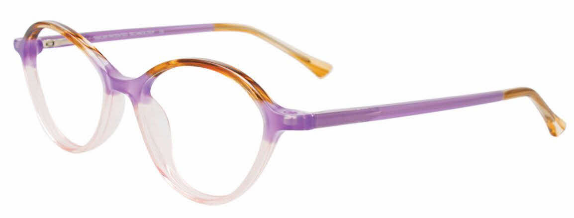  clear lens/brown purple pink crystal