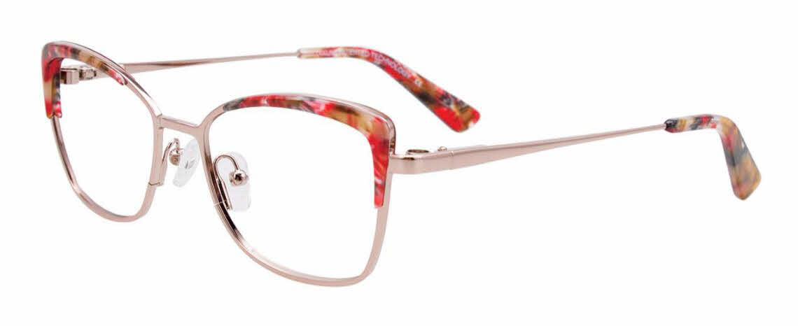  clear lens/shiny light pink marbled red