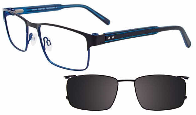  polarized clip on lens/black blue black w