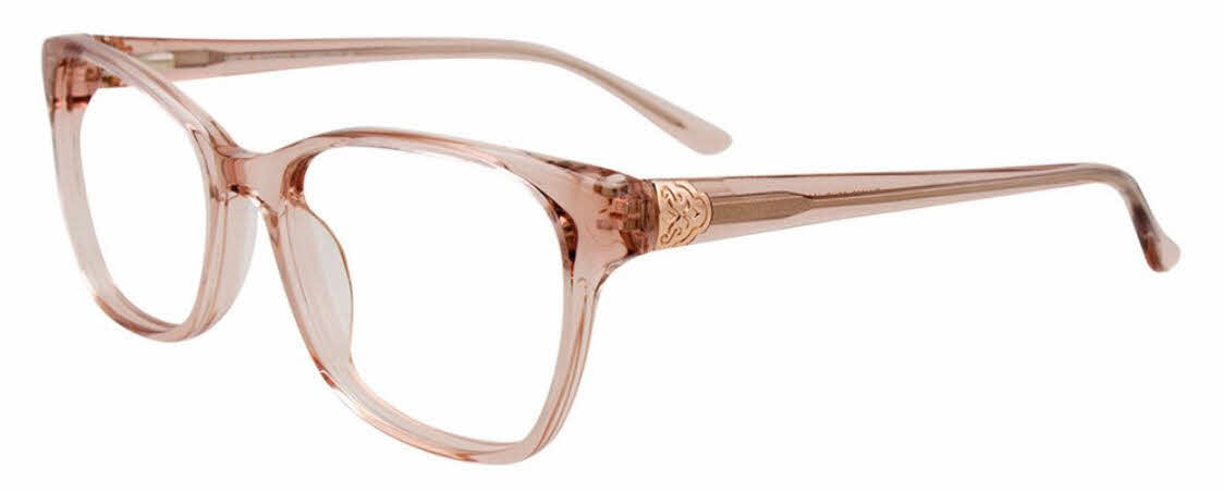  clear lens/light pink crystal