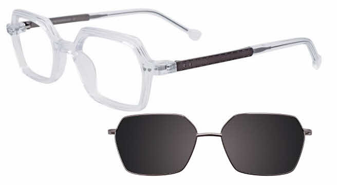  clear lens/crystal with clip on lens