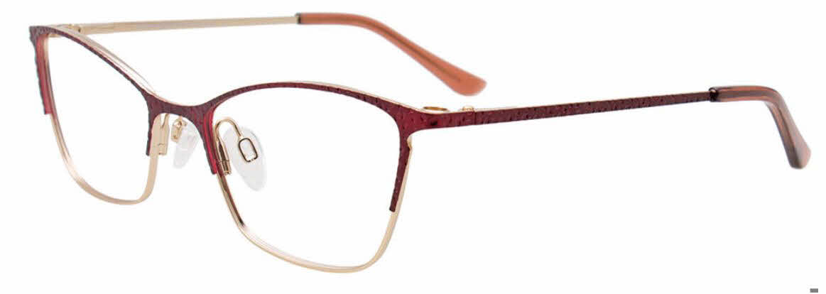 clear lens/satin dark red gold