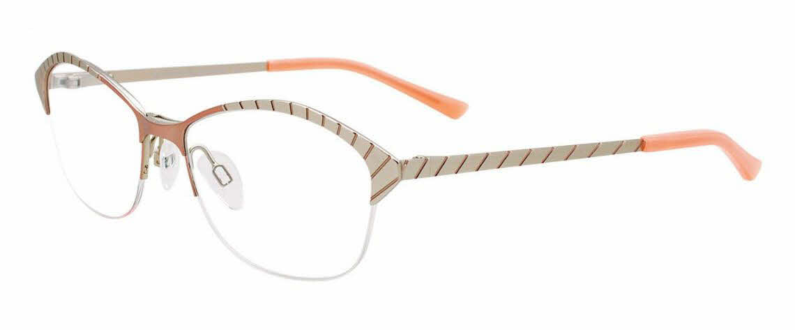  clear lens/satin light salmon steel