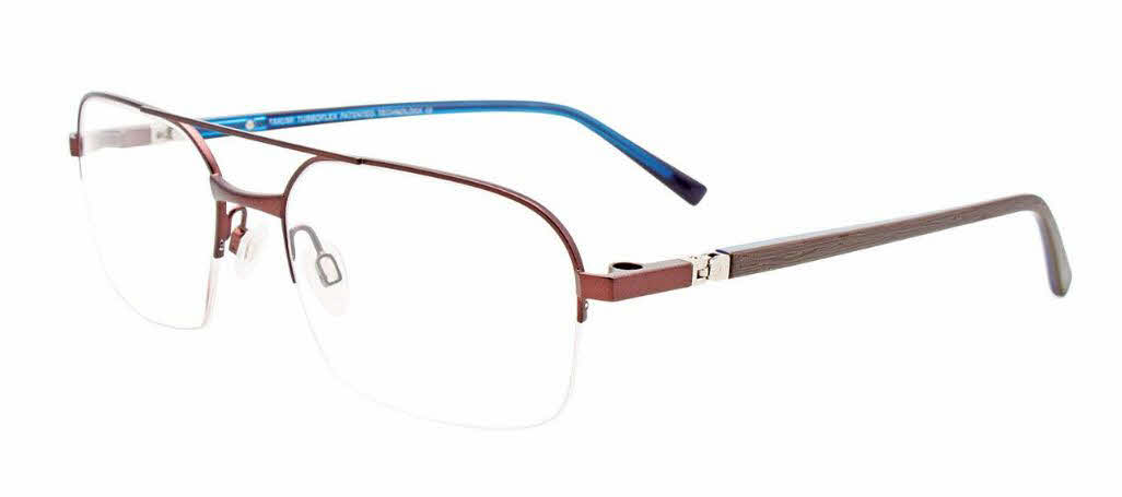  clear lens/satin brown blue