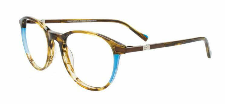  clear lens/marbled brown