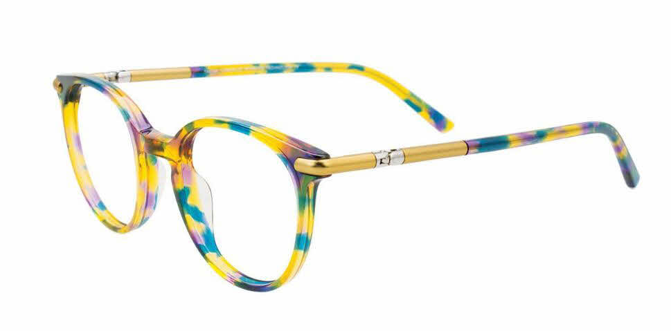  clear lens/green purple yellow mix
