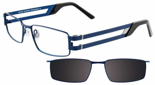  clip/metallic blue and silver w