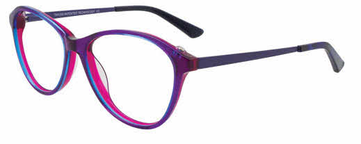  clear lens/blue and red with grey clip on lens