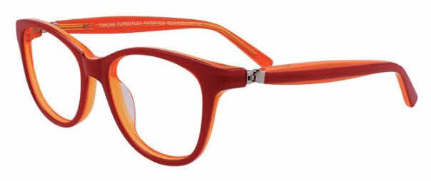  clear lens/red orange
