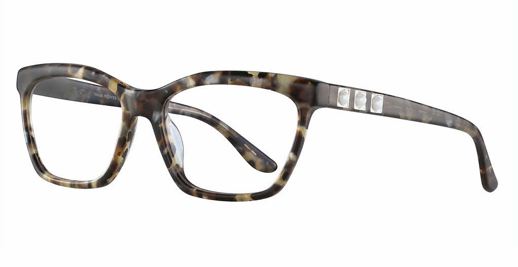  clear lens/brown pearl black with polarized clip on lens