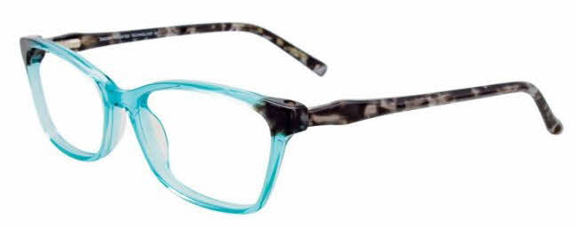 clear lens/aqua crystal with clip on lens