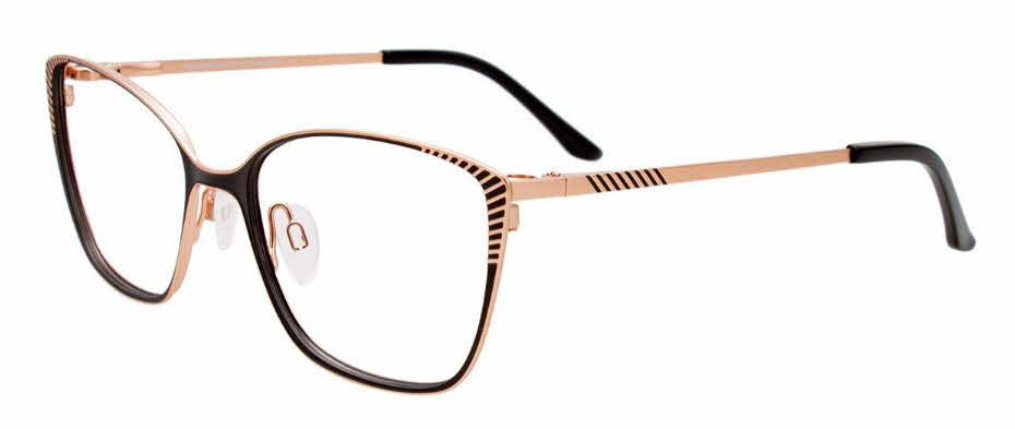  clear lens/satin black satin pink gold