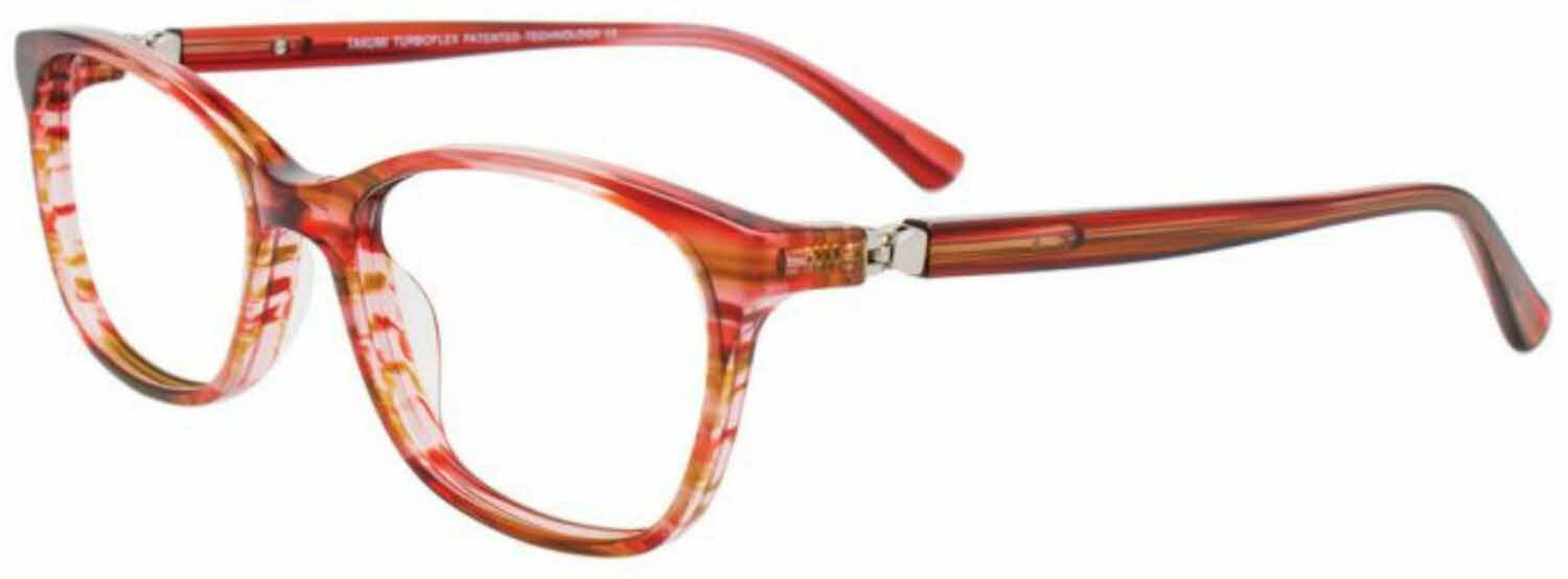  clear lens/red marbled