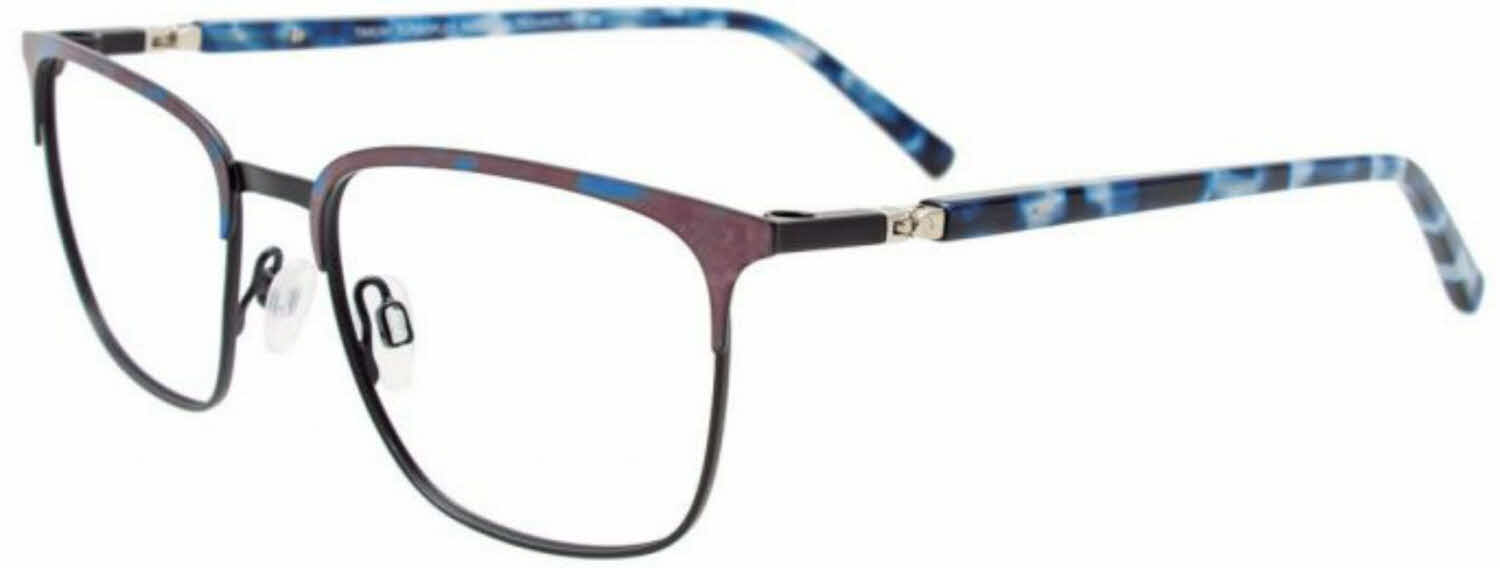  clear lens/black blue tortoise