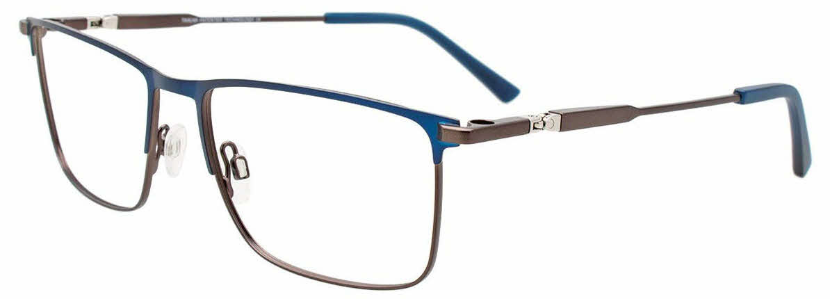  clear lens/blue and dark steel