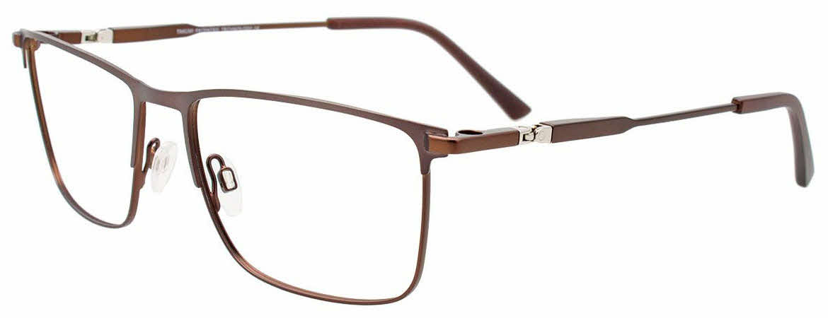  clear lens/dark steel and brown