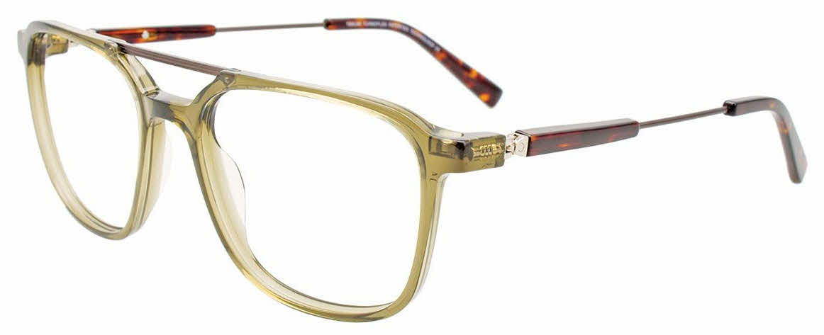  clear lens/transparent khaki and steel