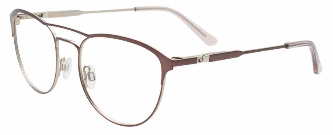  clear lens/satin dark pink steel