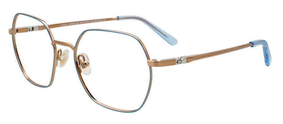  clear lens/light blue pink gold