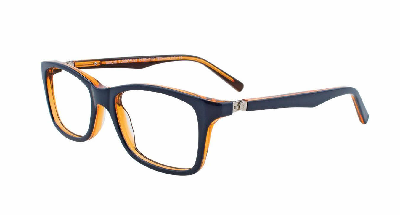  clear lens/navy orange