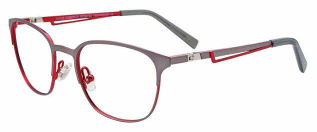  clear lens/matte steel red