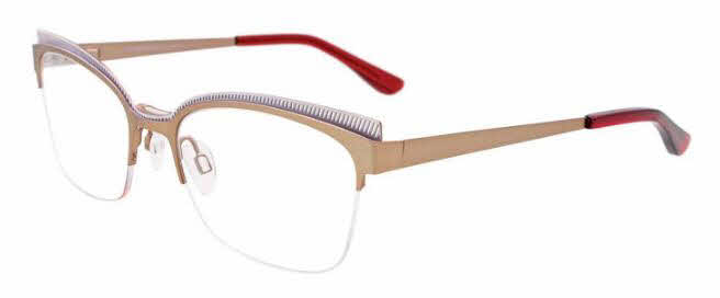  clear lens/satin brown white with clip on lens