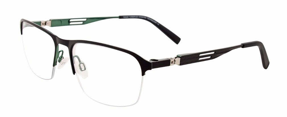 clear lens/matt black and shiny dark green