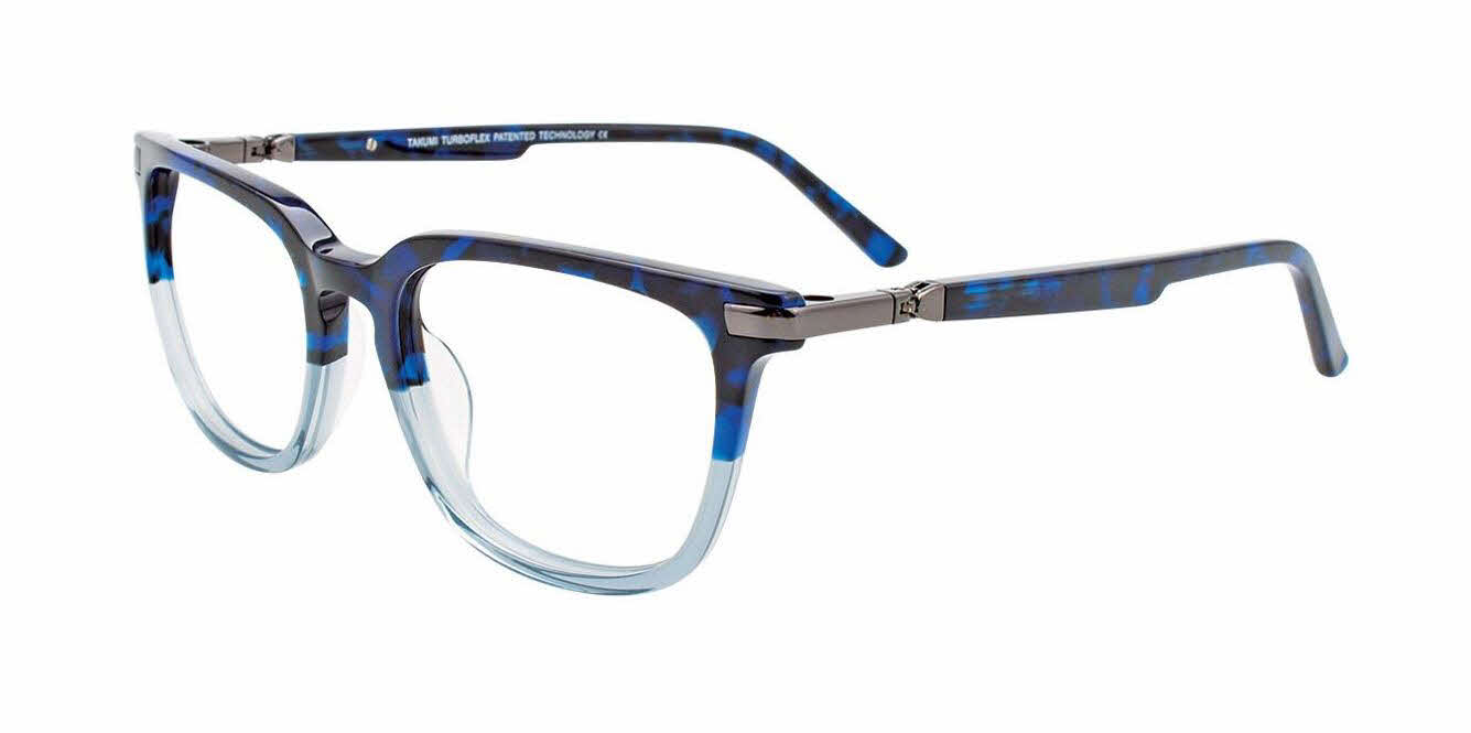  clear lens/demi blue crystal blue